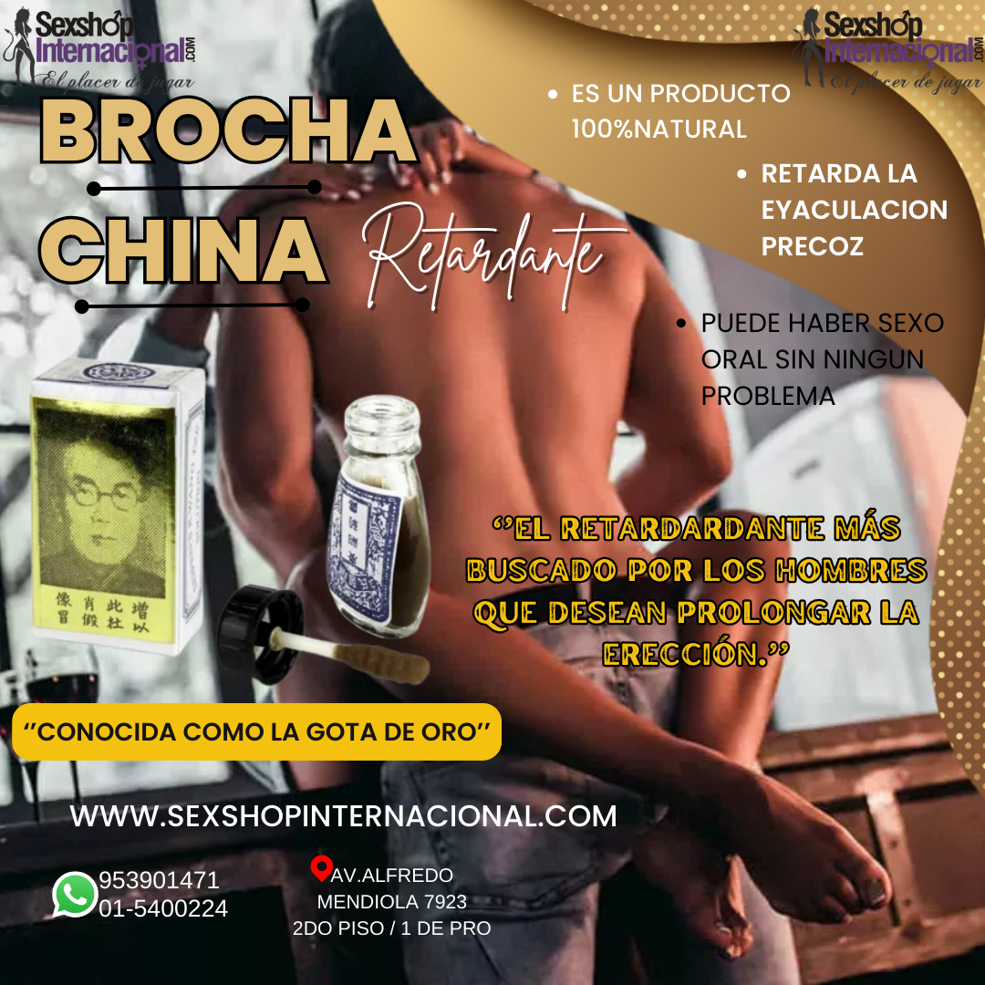 BROCHA CHINA ORIGINAL SEXSHOP LOS OLIVOS